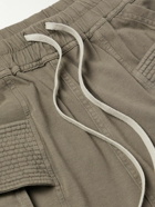 DRKSHDW by Rick Owens - Creatch Straight-Leg Cotton-Jersey Drawstring Cargo Trousers - Neutrals