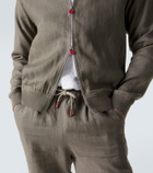 Kiton Linen bomber jacket