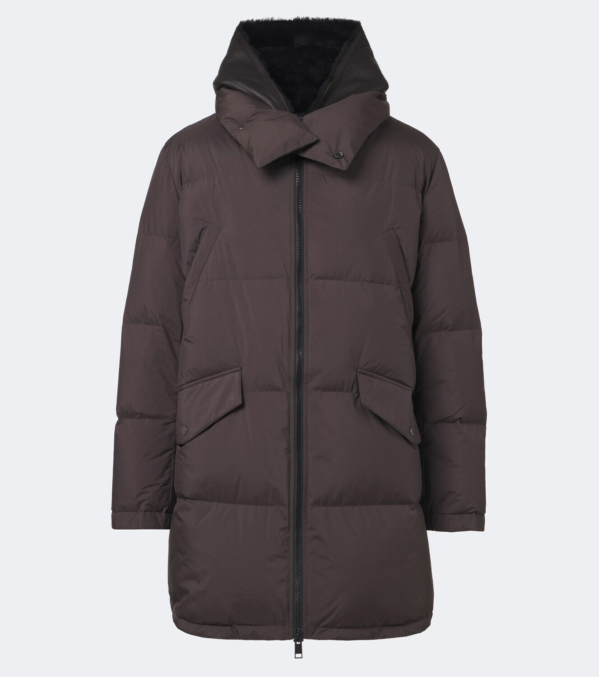 Yves Salomon Shearling-trimmed down coat