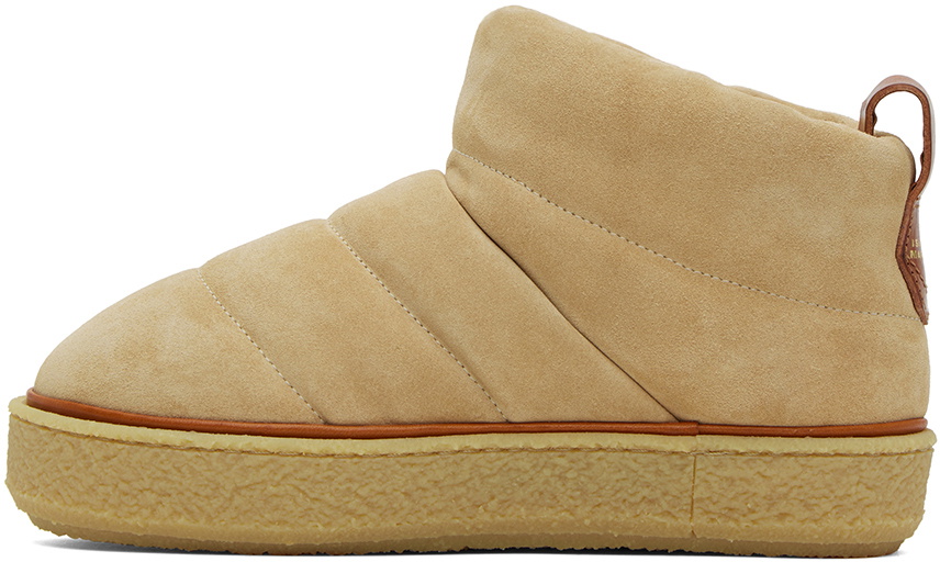 Isabel Marant Tan Suede Pillow Boots