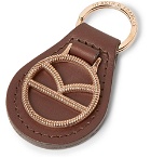 Kingsman - Deakin & Francis Leather and Rose Gold-Plated Key Fob - Rose gold