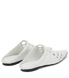 Khaite - Waverly woven faux leather slippers