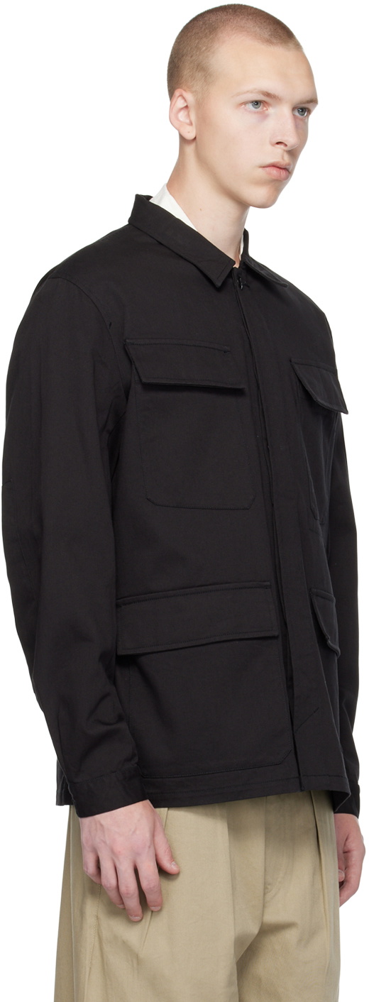 Black shop fatigue jacket