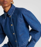 Patou Cropped denim shirt