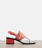Valentino Garavani Resort studded suede thong sandals