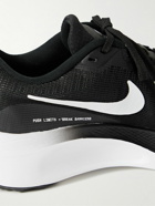 Nike Running - Zoom Fly 5 Rubber-Trimmed Mesh Sneakers - Black