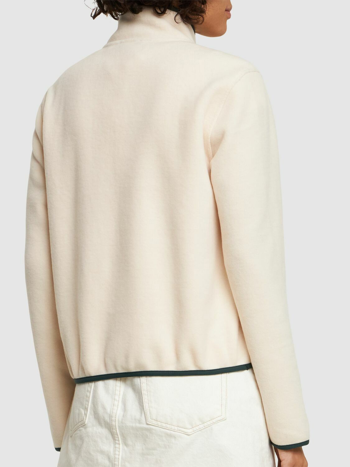 Buttoned polar fleece sweatshirt - Sporty & Rich - Women