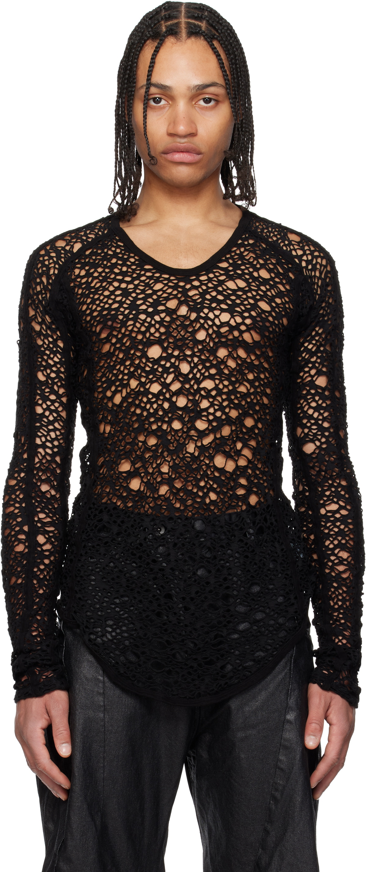 Julius Black Nio Drape Cardigan Julius