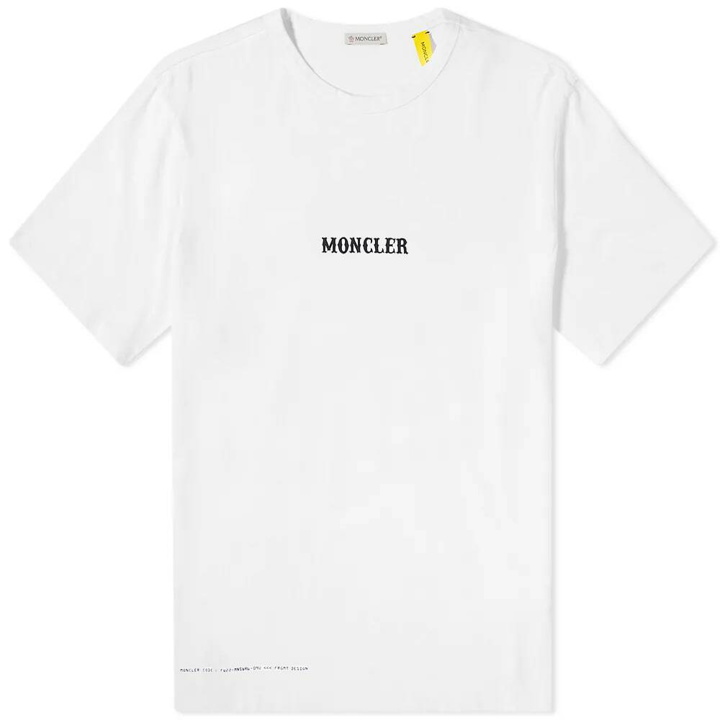 Photo: Moncler Men's Genius x Fragment Circus T-Shirt in White
