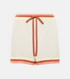 Zimmermann Golden high-rise shorts