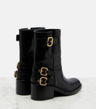Chloé Dakota leather biker boots