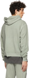 John Elliott Green Reconstructed Vintage Hoodie