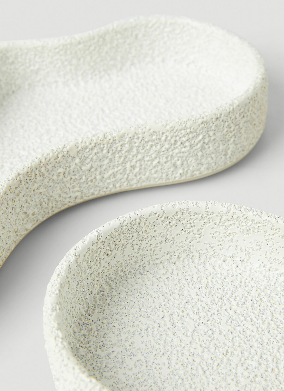 Marloe Marloe Set Of Two Lava & Bone Curved Trays