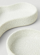 Marloe Marloe Set Of Two Lava & Bone Curved Trays