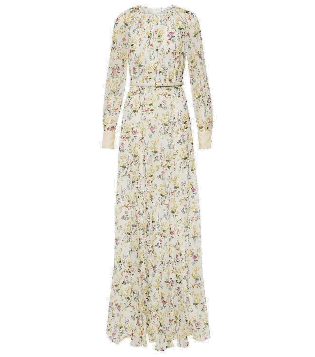 Max Mara Ori floral silk organza gown Max Mara