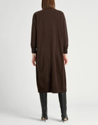 Peserico Womens Midi dress Chocolate in Brown