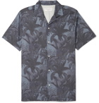 Officine Generale - Dario Camp-Collar Printed Lyocell and Cotton-Blend Shirt - Men - Blue