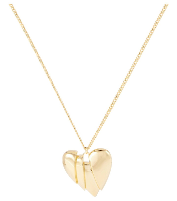 Photo: Amina Muaddi Heartbreaker pendant necklace