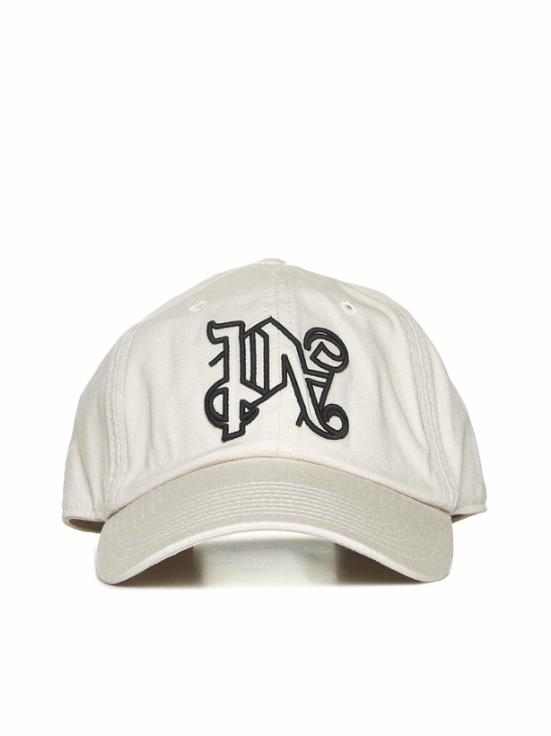 Photo: Palm Angels Monogram Embroidered Baseball Cap