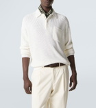 Ralph Lauren Purple Label Silk and linen polo sweater