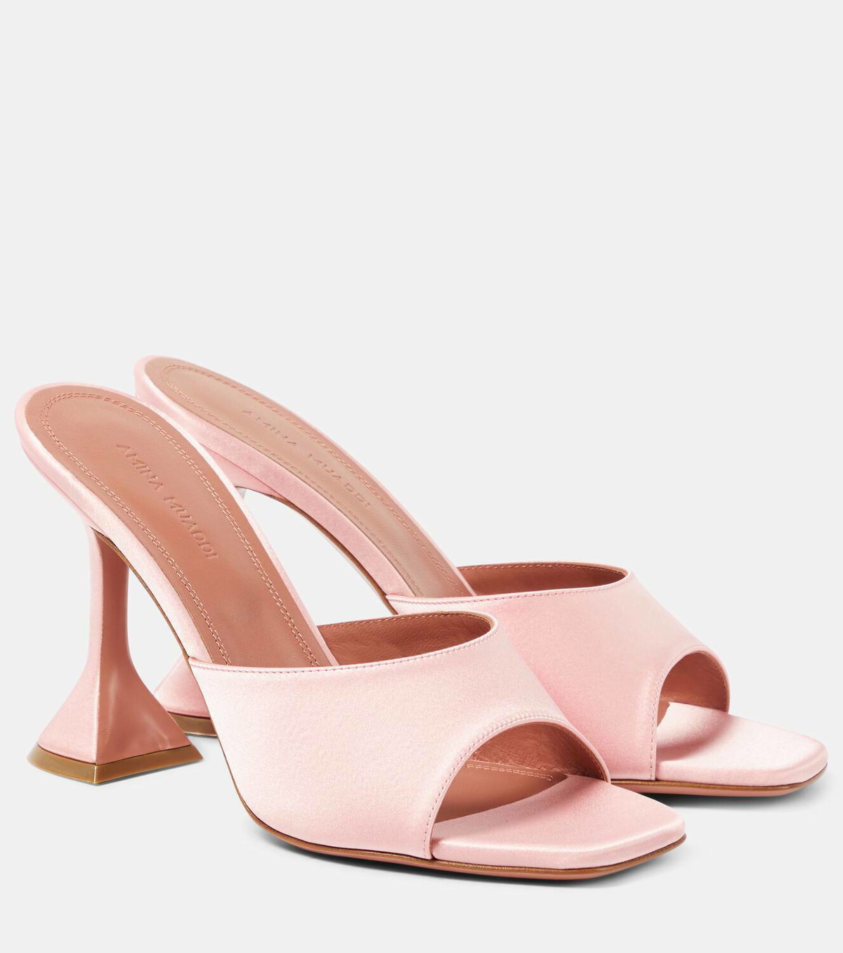 サンダル・ミュール AMINA MUADDI SANDAL (LUPCRYNETSLI95 SUBLWICR) Amina Muaddi | Lupita 95 crystal silver mules | Savannahs
