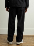 Carhartt WIP - Derby Straight-Leg Garment-Dyed Cotton-Twill Trousers - Black