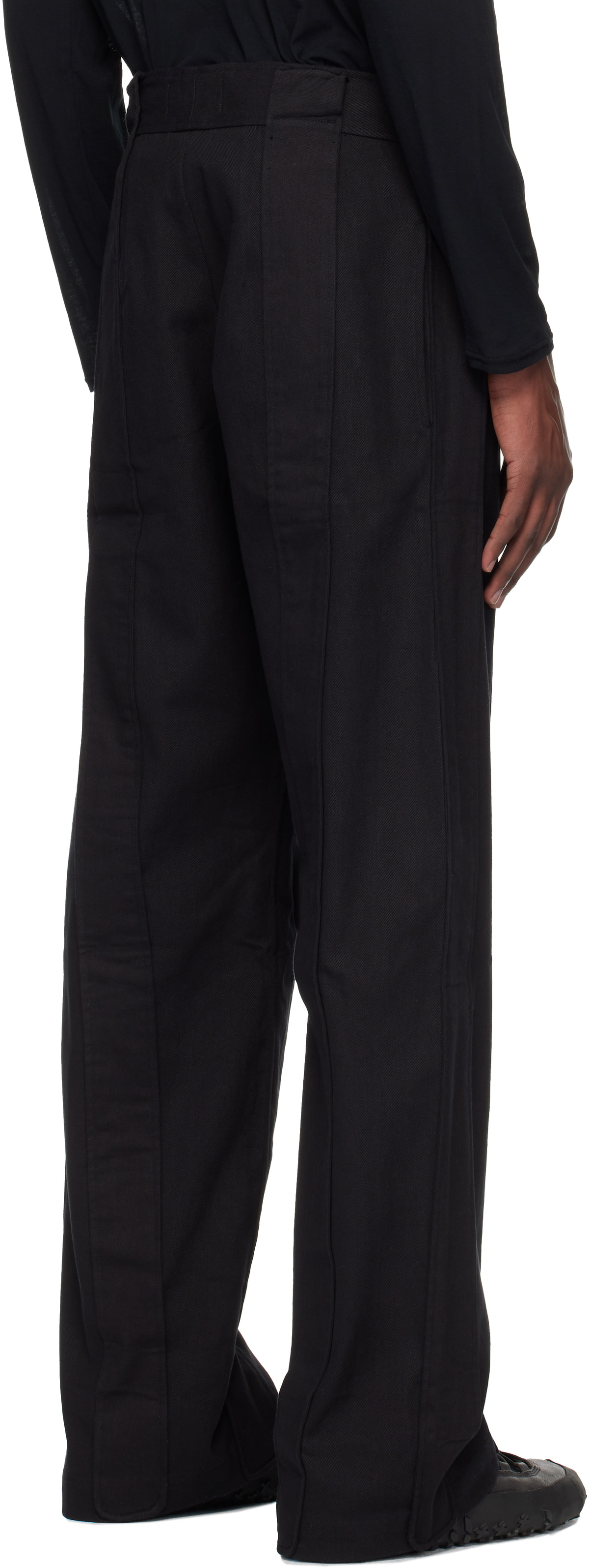 Tondolo Black Saccharinum Trousers