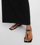 Versace Medusa '95 leather thong sandals