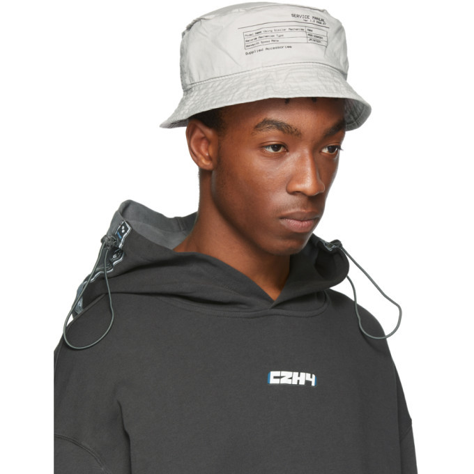 C2H4 Grey Instruction Bucket Hat C2H4