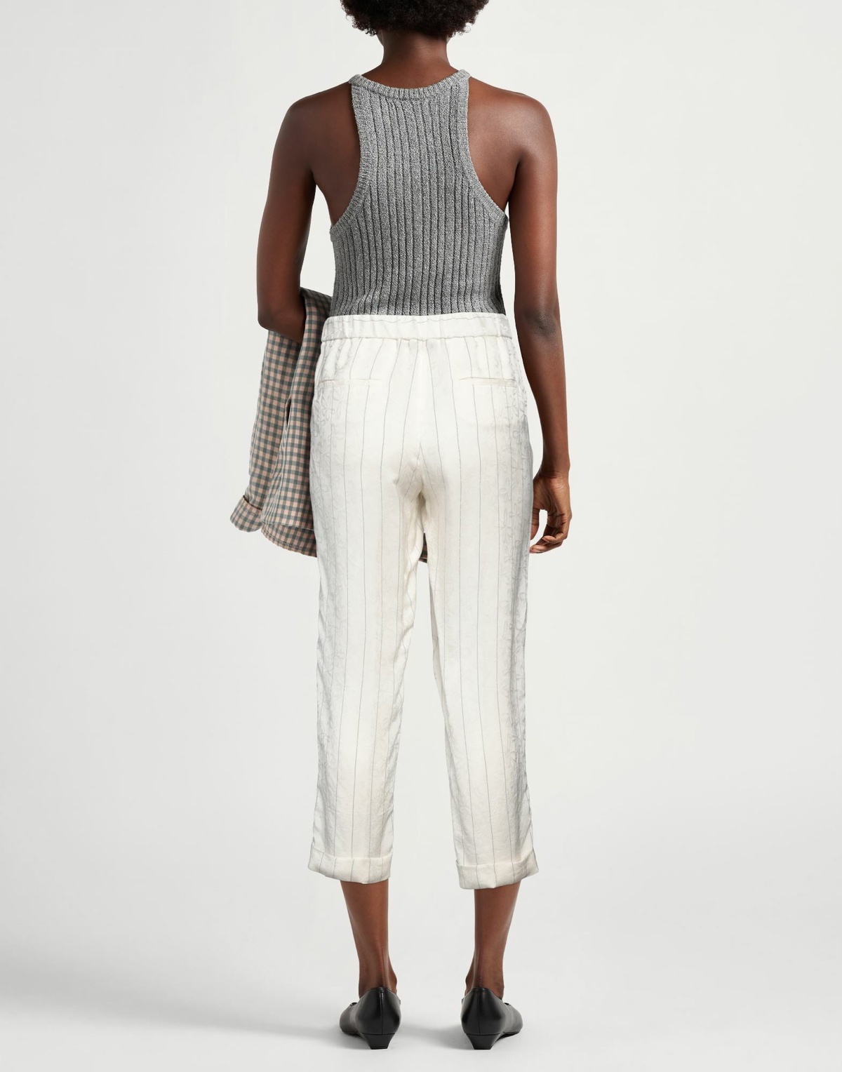 Peserico Womens Pants in Off white