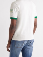Casablanca - Laurel Logo-Appliquéd Cotton-Piqué Polo Shirt - White