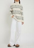 Moncler Fair Isle Alpaca-blend Jumper Natural