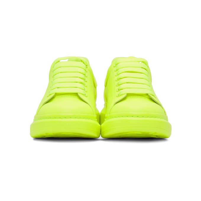 スニーカー Alexander McQueen yellow leather sneakers Alexander McQueen Wedge Sole Sneaker Yellow | END. (US)