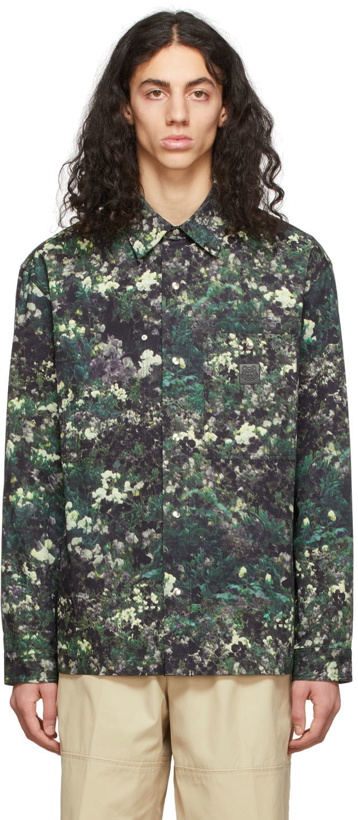 Photo: Kenzo Black Camo Landscape Shirt