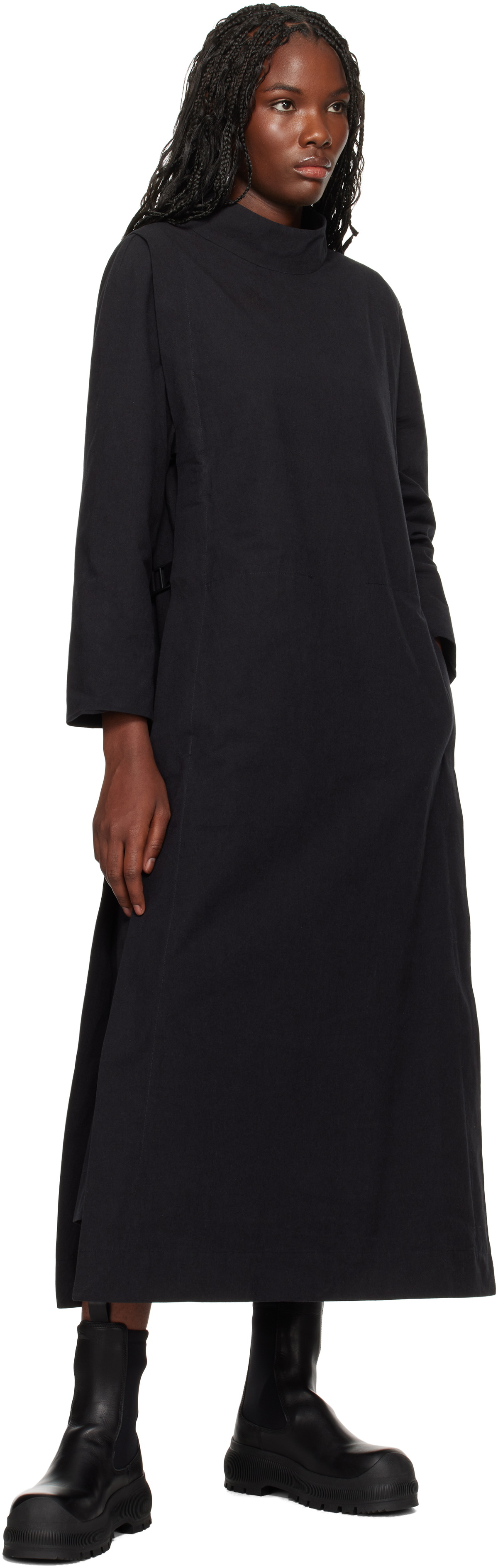 Toogood Black 'The Scuba Diver' Midi Dress