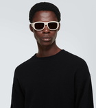 Fendi Logo square sunglasses