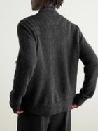 The Row - Danube Brushed Cashmere and Silk-Blend Cardigan - Gray
