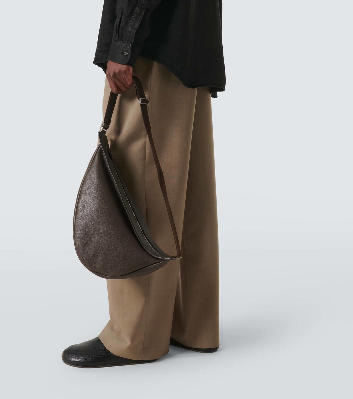 The Row Slouchy Banana Large leather crossbody bag The Row