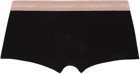 Calvin Klein Underwear Three-Pack Black Low-Rise Briefs