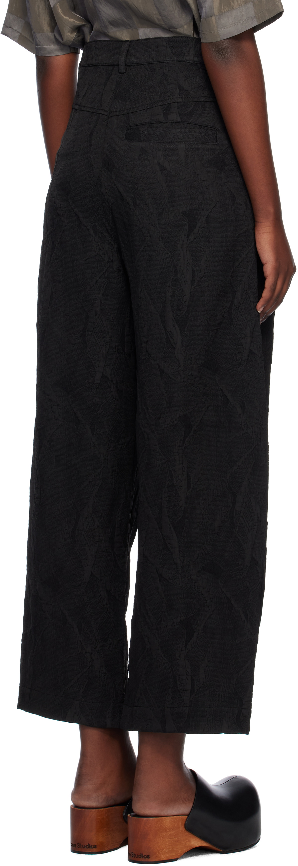 Henrik Vibskov Black Shade Suiting Trousers
