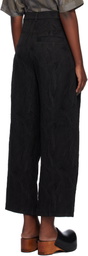 Henrik Vibskov Black Shade Suiting Trousers