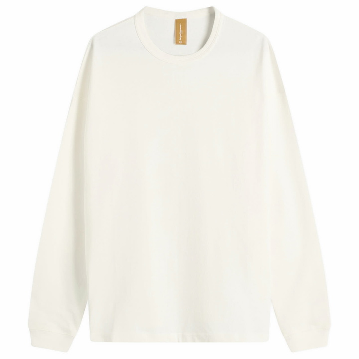 Photo: FrizmWORKS Men's OG Double Rib Longsleeve T-Shirt in White