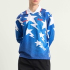 Adidas Men's x A Bathing Ape USA Star Jersey in Medium Blue Denim