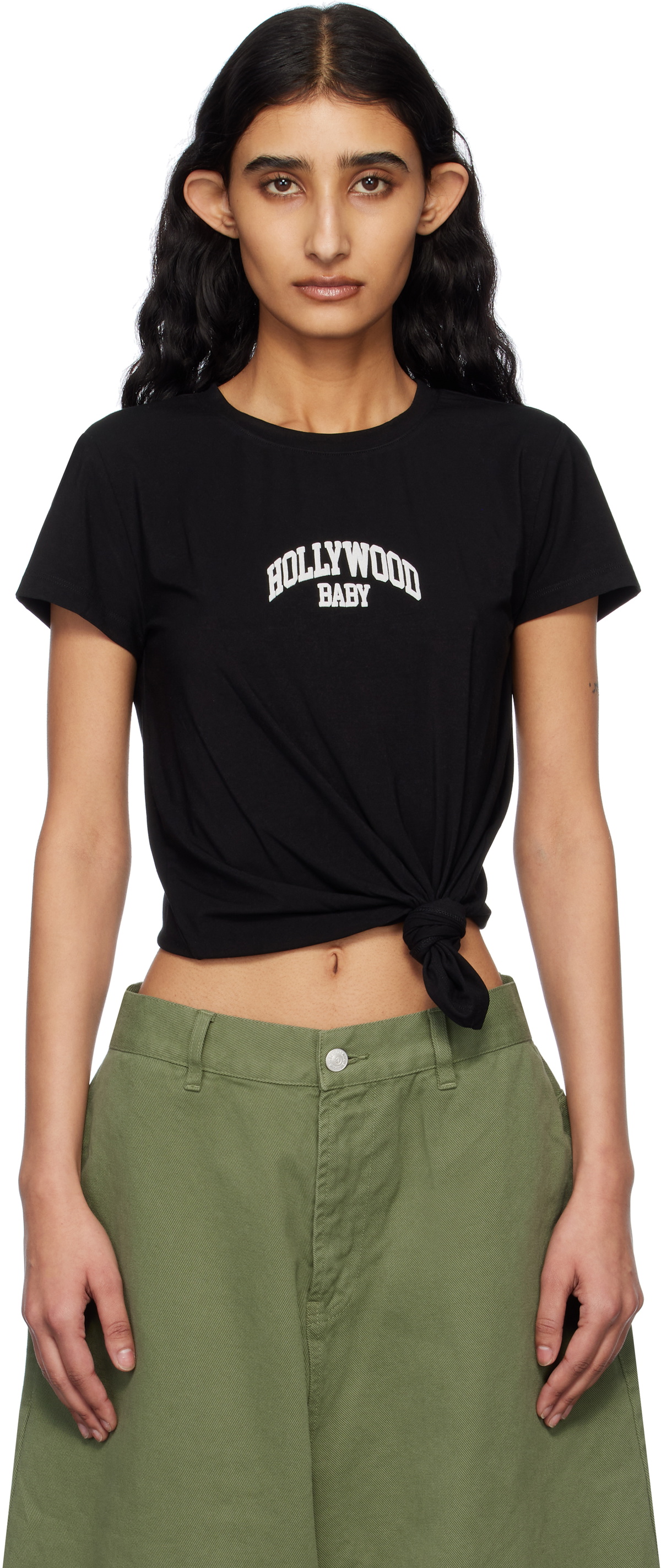 MISBHV Black Hollywood Baby Knotted T-shirt