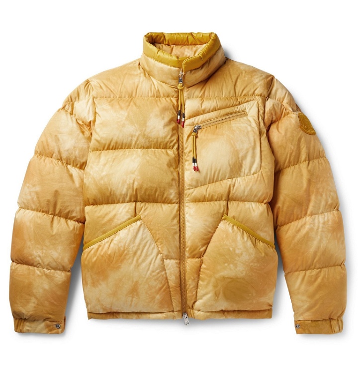 Photo: Moncler Genius - 2 1952 Tie-Dyed Quilted Cotton Down Jacket - Yellow