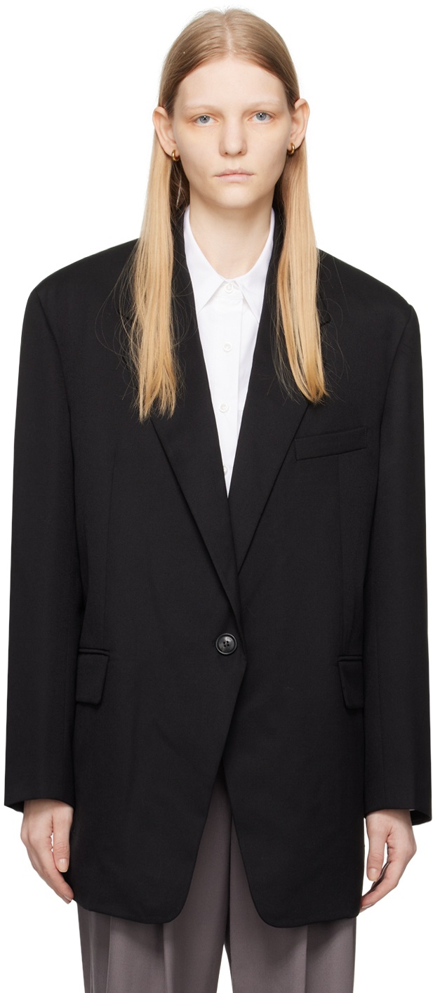 LOW CLASSIC Black Over Fit Blazer Low Classic