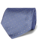 PAUL SMITH - 8cm Polka-Dot Silk-Jacquard Tie - Blue
