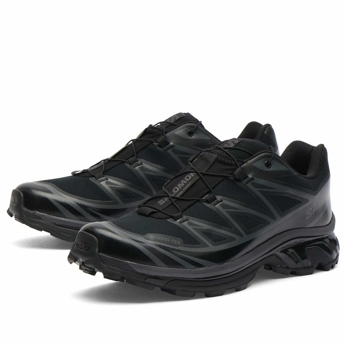 Salomon XT-6 Gore-tex Sneaker in Black/Asphalt
