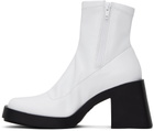 Justine Clenquet White Lucy Boots