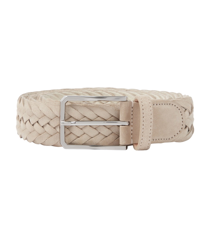 Photo: Canali Braided suede belt